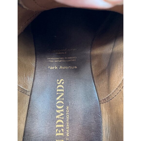 Allen Edmonds Mens Park Avenue Black Leather Lace-Up Oxfords Size 10.5 D - Picture 3 of 13